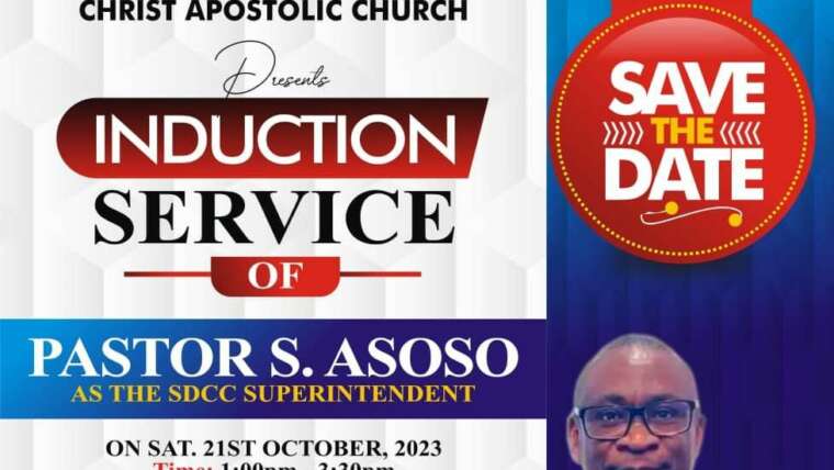 Pastor Sunday Asoso Inauguration